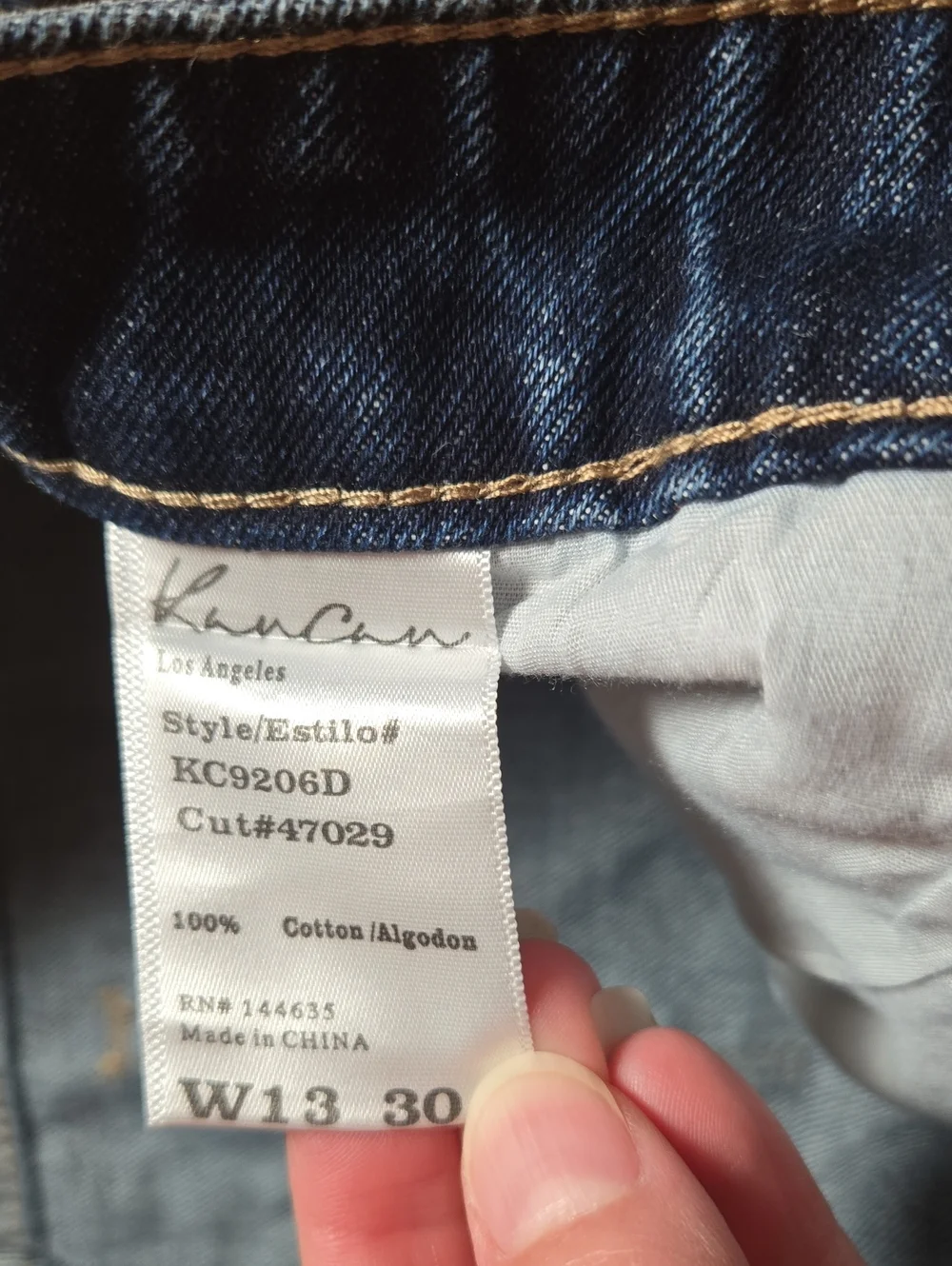 BN KanCan Glora high-rise distressed denim shorts